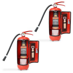 Set 2x minibar v provedení hasicí přístroj MF51 Divit Bar police / úložný prostor