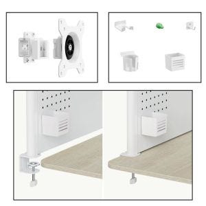 Pegboard für Home Office PB24 Steckwandsystem 118cm Schreibtischorganisation DPL1
