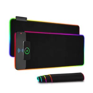 RGB Schreibtischunterlage SU24 mit Ladeststation 80cm Mouse Pad beleuchtet