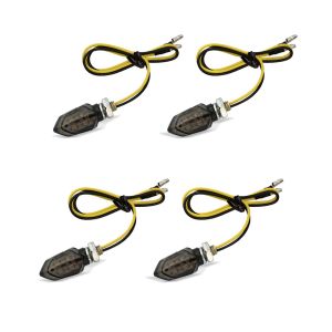 4x LED Blinker Motorrad Lumitecs KP8 mit E-Prüfzeichen vorne-hinten getönt_1