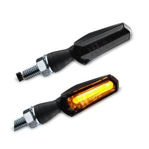 LED-merkkivalot KTM 400 / 300 / 150 EXC:lle E-mark Lumitecs TX15 mustalla sävytetyllä värillä