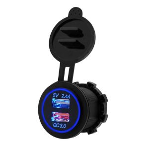 12V moottoripyörän USB-liitäntä Lumitecs US15