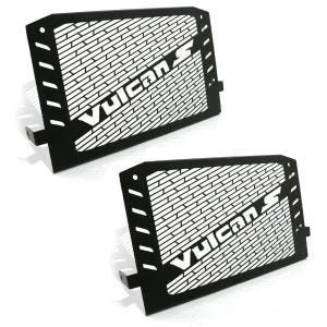 2x jäähdyttimen kansi Kawasaki Vulcan S / Café 15-22 jäähdyttimen säleikkö Zaddox KG1 säästösetti