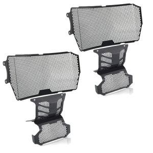 2x jäähdyttimen kansi yhteensopiva Ducati Hypermotard 950 / SP 19-24 jäähdyttimen säleikön kanssa Zaddox KG1 economy set