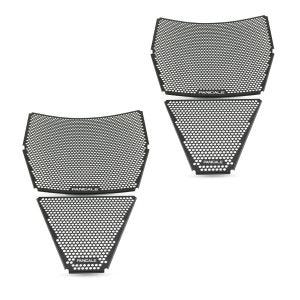 2x jäähdyttimen kansi yhteensopiva Ducati Panigale V4 18-24 jäähdyttimen säleikön Zaddox KG1 economy setin kanssa
