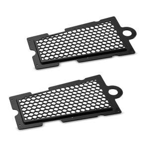 2x jäähdyttimen suojus yhteensopiva Harley Davidson Softail 18-24 jäähdyttimen säleikön kanssa Craftride CM black economy setti