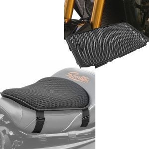 Geeli istuintyyny mukavuustyyny M + jäähdyttimen päällinen Yamaha MT-09 17-20 jäähdyttimen säleikkö KG1