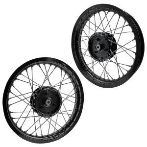 Vanne 1,85x16 leveä alumiini sopii Simson S51 S50 S70 Schwalbe KR51 + vanne 2,15x16 leveä alumiini