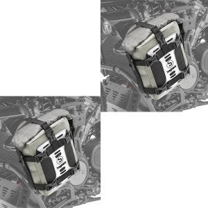 2x crash bar bag Bagtecs S3G velegnet til motorcykel crash bar vandtæt 6L