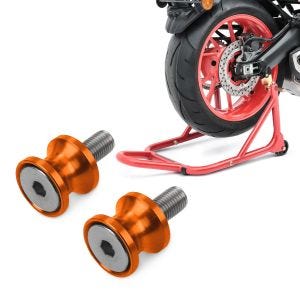 Set: Montageständer Basis Hinterrad rot + Prismabuchsen-Racingadapter Motea Jerez M10 x 1.5 orange_1
