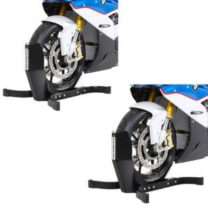 Sada: 2x přední vahadlový stojan do 21" SW + SW matný pro BMW R NineT Scrambler