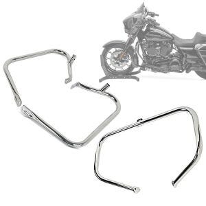Set: Sturzbügel für Harley Davidson Touring 97-08 TR1 chrom + Satteltaschen Schutzbügel für Harley Davidson Touring 97-08_1