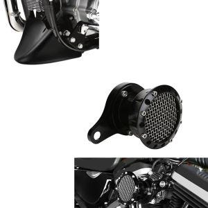 Set: Luftfilter Sport Grid für Harley-Davidson Sportser 91-20 + Bugspoiler Harley Davidson Sportster 04-20 in schwarz_1