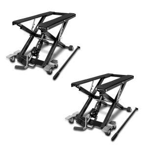 2x Hydraulische Hebebühne Harley Davidson Freewheeler ConStands Mid-Lift XL schwarz Spar-Set_1