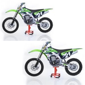 2x Montageständer Rangierhilfe inkl Rollen Cross Mover M ConStands Motorcross orange Spar-Set_1