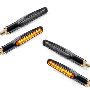 2x Intermitentes secuenciales moto Lumitecs KP6 Indicadores LED 2 piezas Discount Set