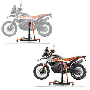 2x Zentralständer KTM 790 Adventure / R 19-21 orange Motorradheber ConStands Power-Evo Spar-Set_1