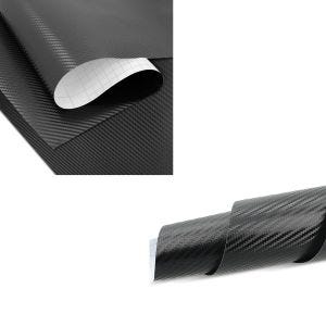 2x Wrapping Klebefolie Zaddox Carbonfolie 75x100cm Carbon-Look 3D in schwarz Spar-Set_1