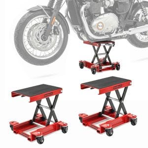 2x Hebebühne Rangierhilfe ConStands HR1 Mini-Lift Mover bis 500 kg rot Spar-Set_1
