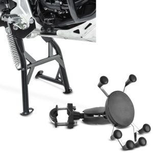 Set: Hauptständer für Yamaha Tenere 700 19-21 + Smartphonehalter SH8 für Lenker Handyhalter Aluminium Halterung_1