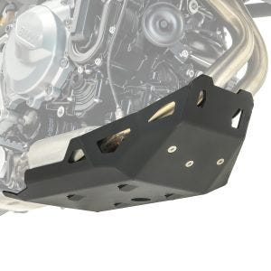 Moottorinsuoja sopii BMW F 800 GS 2024 Motoguard alumiininen etuspoileri rungon suoja musta