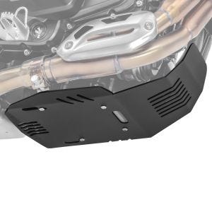 Moottorinsuoja yhteensopiva Benelli TRK 502 / X 16-24 alumiininen etuspoileri rungon suojan kanssa musta Motoguard