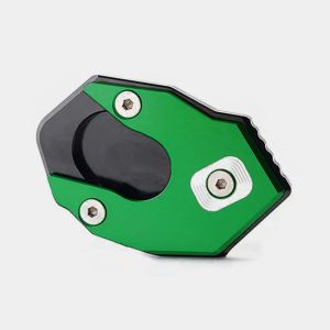 Sivujalustan jalan jatke yhteensopiva Kawasaki Z 900 / Z 650 17-24 sivutuen levyn tukijatke Motoguard FV11 vihreä
