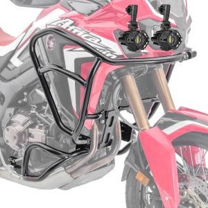 Set Sturzbügel oben unten XL + Scheinwerfer für Honda Africa Twin CRF 1000 L 16-19 Motoguard schwarz_1