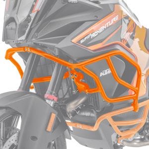Verkleidungsschutzbügel X21 für KTM 1290 Super Adventure R / S 2021 Tank-Sturzbügel oben orange_1