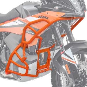 Sturzbügel Set passend für KTM 790 / 890 Adventure 23-24 SH27 oben und unten Motoguard Schutzbügel orange