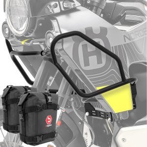 Set Sturzbügel oben + Taschen passend für Husqvarna Norden 901 21-24 Motoguard HQ1