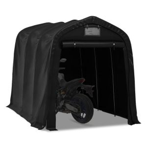 Moottoripyörän telttatalli Motoguard MG1 moottoripyörätalli universaali 1,6x2,4m PVC musta