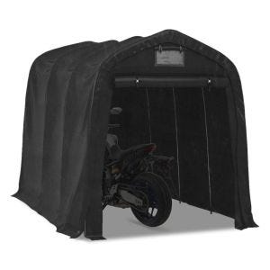 Moottoripyörän telttatalli Motoguard MG2 moottoripyörätalli universaali 1,6x2,4m PE musta