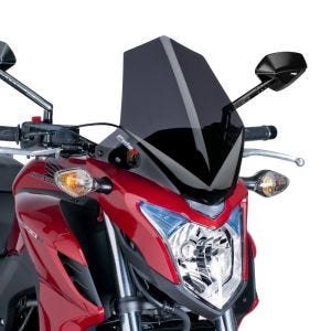Alaston pyörän näyttö Honda CB 500 F 13-15 tumma sävytetty tuulilasi Puig New Generation Sport 6437F