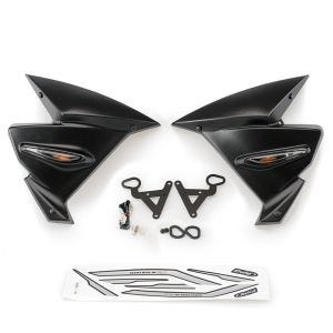 Yamaha MT-09/SP 13-22 mattamustan Puig 9378J:n kanssa yhteensopivat jäähdyttimen suojukset