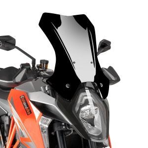 Touring Screen KTM 1290 Superduke GT 16-18 musta tuulilasi Puig 8913N