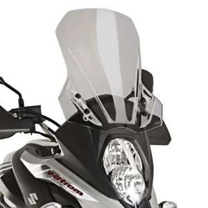 Touring näyttö yhteensopiva Suzuki V-Strom 650 / XT 17-24 savunharmaan tuulilasin Puig 9719H kanssa
