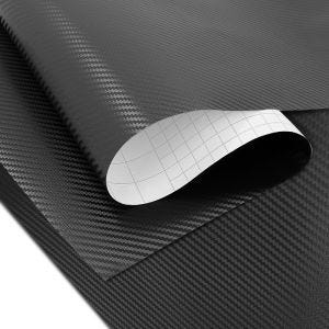 Motorrad Wrapping Klebefolie Zaddox Carbonfolie 75x100cm Carbon-Look 3D in schwarz_1