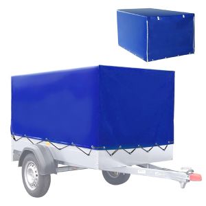 Perävaunun pressu hölynpölyyn 750 kg - laadukas pressu perävaunuun 210 x 110 x 88cm Vanit ME98 sininen