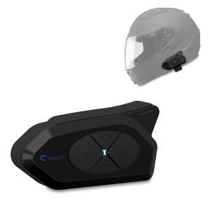 Intercom-moottoripyörä Tourtecs GoCom4 Bluetooth-viestintäjärjestelmä langattomalla IP65-kuulokkeella