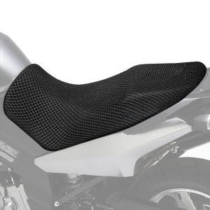 Istuinpäällinen / penkinpäällinen yhteensopiva Suzuki V-Strom 650 / XT 17-24 istuinpäällisen kanssa Tourtecs musta