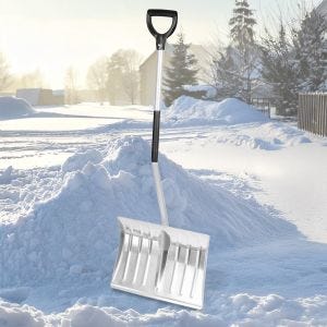 Schneeschaufel SR2 Divit Schneeräumer Schneeschieber Aluminium silber DPLI4