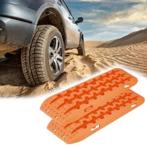 Berge Boards Hiekkalevyt Käynnistysapu Offroad Universal 1 Pari Vanit BB1 Oranssi DPLI2