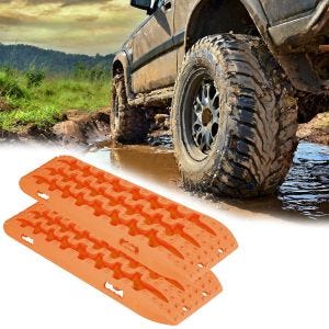 Berge Boards Hiekkalevyt Käynnistysapu Offroad Universal 1 Pari Vanit BB1 Oranssi DPLI3