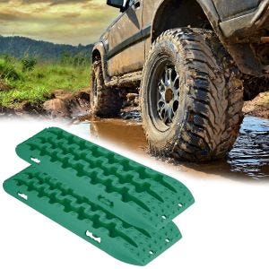 Berge Boards Hiekkalevyt Käynnistysapu Offroad Universal 1 Pari Vanit BB1 Vihreä DPLI3