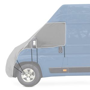 Wohnmobil Frontscheibenabdeckung Vlies passend für Fiat Ducato 06-23 Fensterisolierung Vanit ME58 grau DPLN3