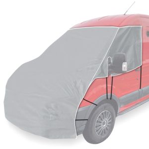 Wohnmobil Frontscheibenabdeckung Vlies passend für Ford Transit 06-14 Fensteriolierung Vanit ME58 grau DPLN1