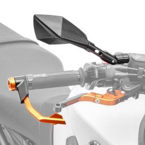 Set: Hebelschützer Bremshebel Kupplung or + Spiegel sw für KTM 990 Super Duke/ R_1