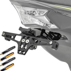 Set Kennzeichenhalter + 4x LED Blinker mit E-Prüfzeichen Zaddox KB2_1