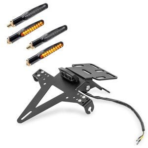 Set Kennzeichenhalter + 4x LED Blinker für Kawasaki Z 900 / 650 Zaddox KZ4_1